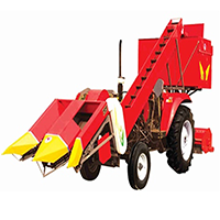 Tractor Corn Harvester