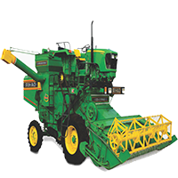 Tractor Mounted Combine Harvester